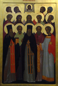 икона Собора Одинцовских новомучеников из Иверского предела Георгиевского собора г. Одинцово